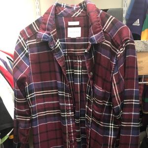 American Eagle flannel button down medium